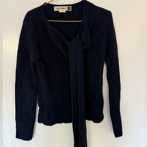 Zara SRPLS Limited Edition Navy Ribbed Sweater S
Wool Cashmere Blend